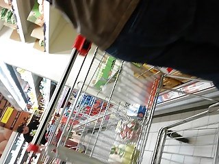 ホットレディArsch IM Supermarkt 。