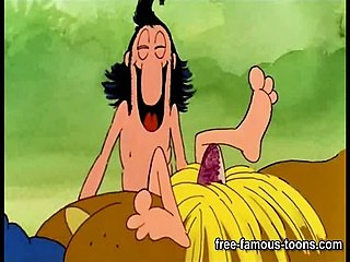 Хардкорная пародия секса Тарзан