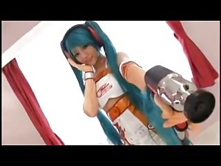 sexy cosplay japanese Girl-Miku