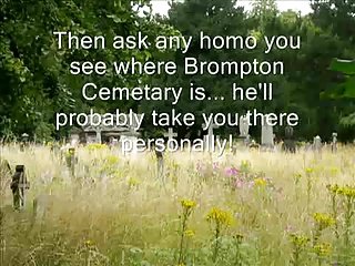 Diversión en el cementerio de Brompton, Londres