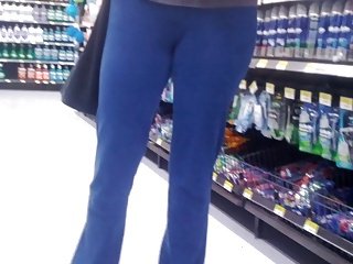 senhora quente calças roxas no Walmart