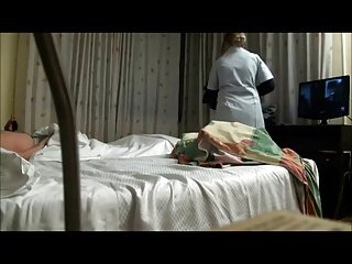 Paying and fucking the maid in hotel