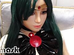 Sailormoon latex doll otroctva cosplay